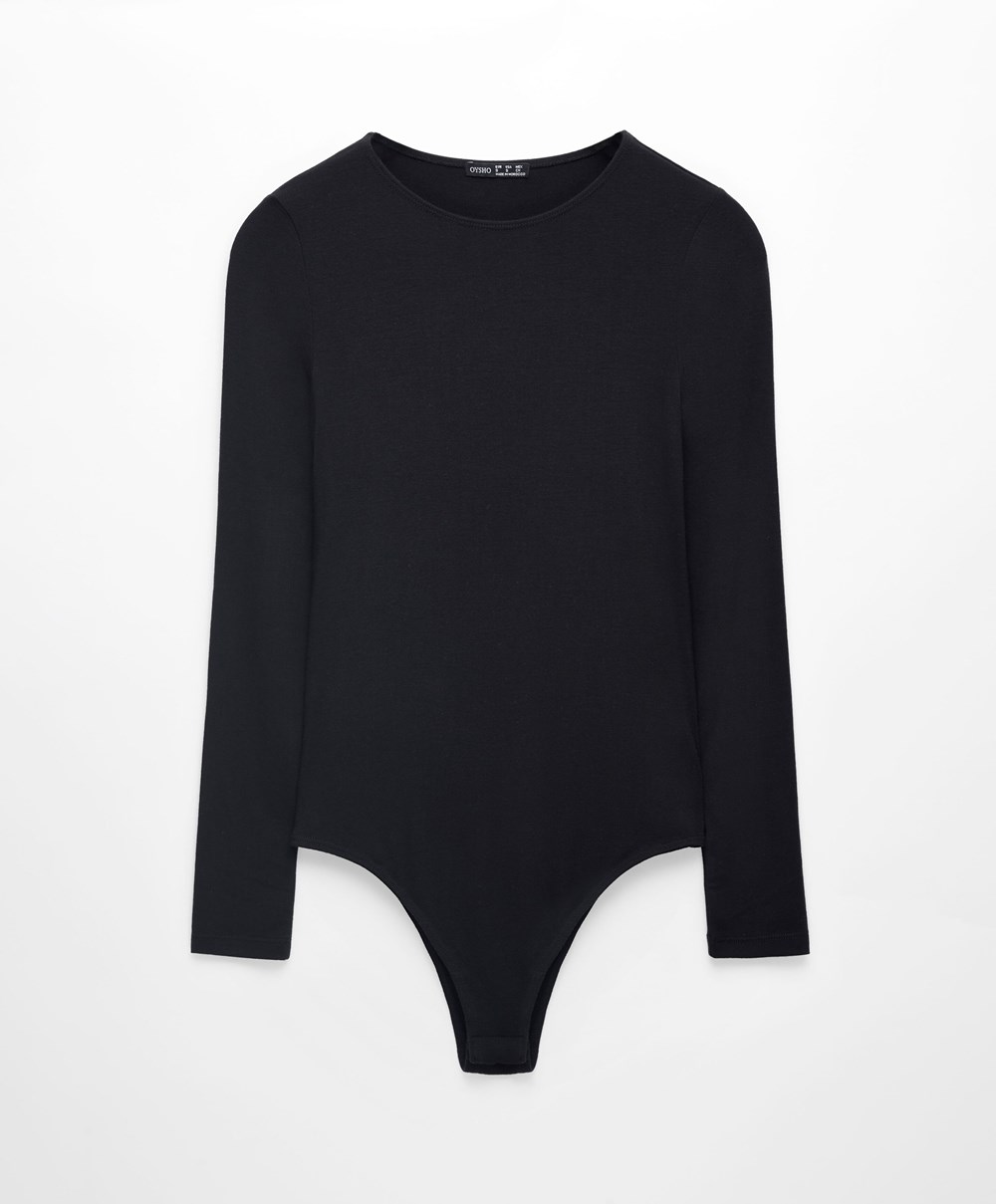 Oysho Outlast® Thermal Body Svarte | XIUW75681