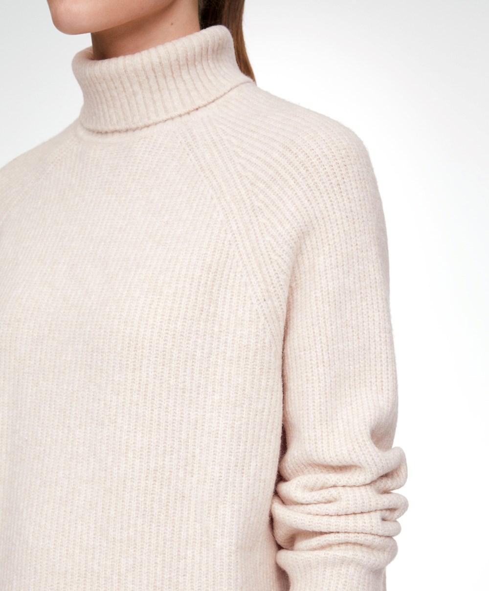 Oysho Oversized Turtleneck Genser Lyse | NJMW62587