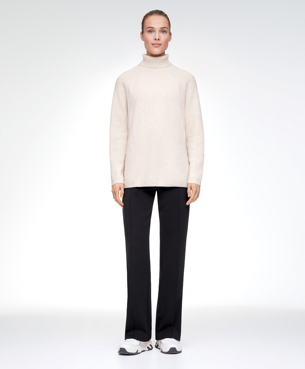 Oysho Oversized Turtleneck Genser Lyse | NJMW62587