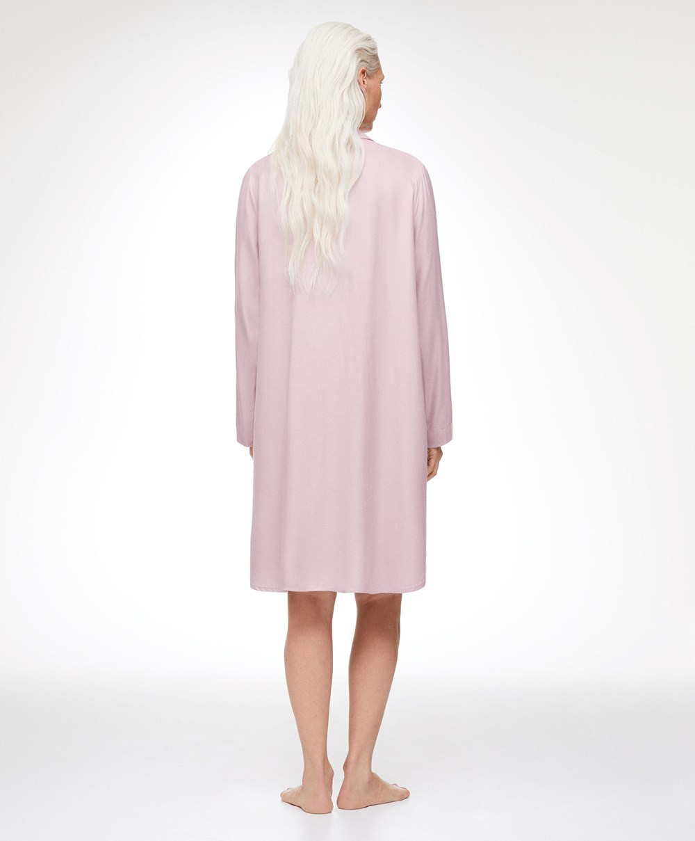 Oysho Piping Nightshirt Rosa | MRCI45967