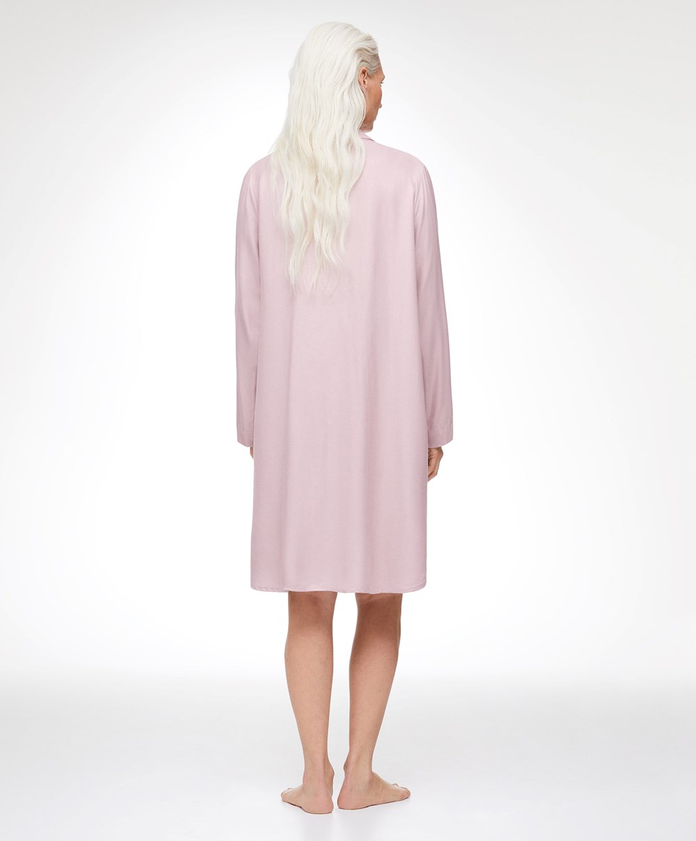 Oysho Piping Nightshirt Rosa | WSAV28439