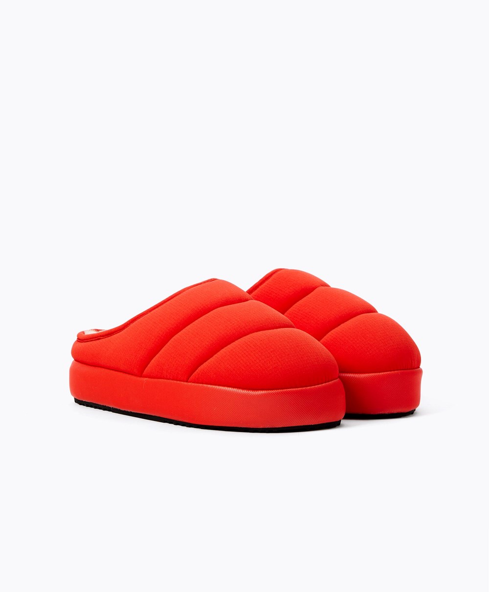 Oysho Polstret Nylon Slippers Oransje | GCWL74389