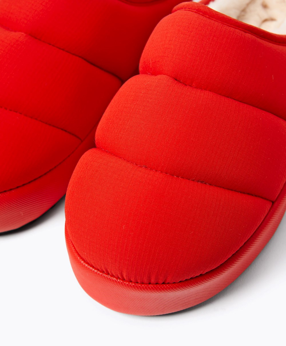 Oysho Polstret Nylon Slippers Oransje | GCWL74389