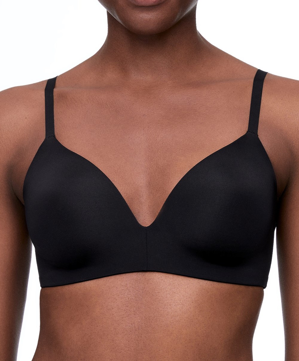 Oysho Polyamide Full Triangle Bra Svarte | TCLN31985