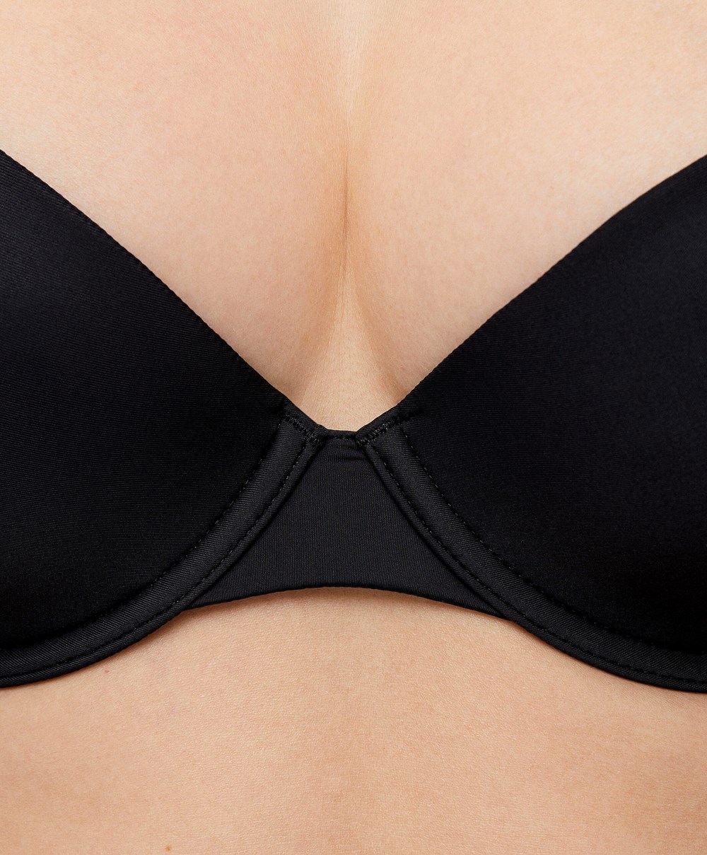 Oysho Polyamide Multiway Classic Bra Svarte | WYCV70245