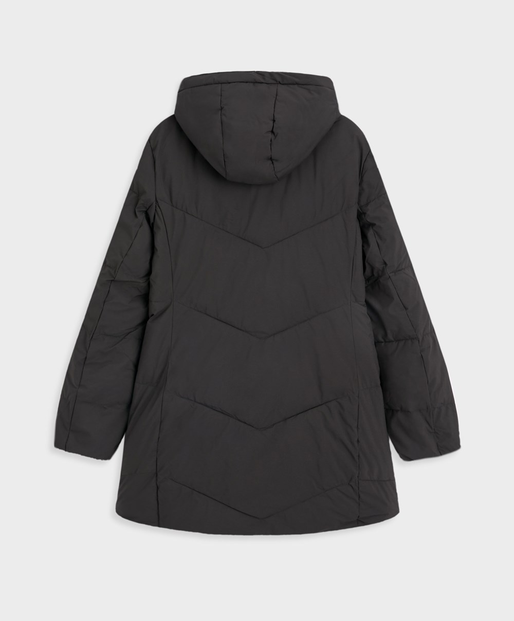 Oysho Primaloft® Coat Svarte | XGIC48732