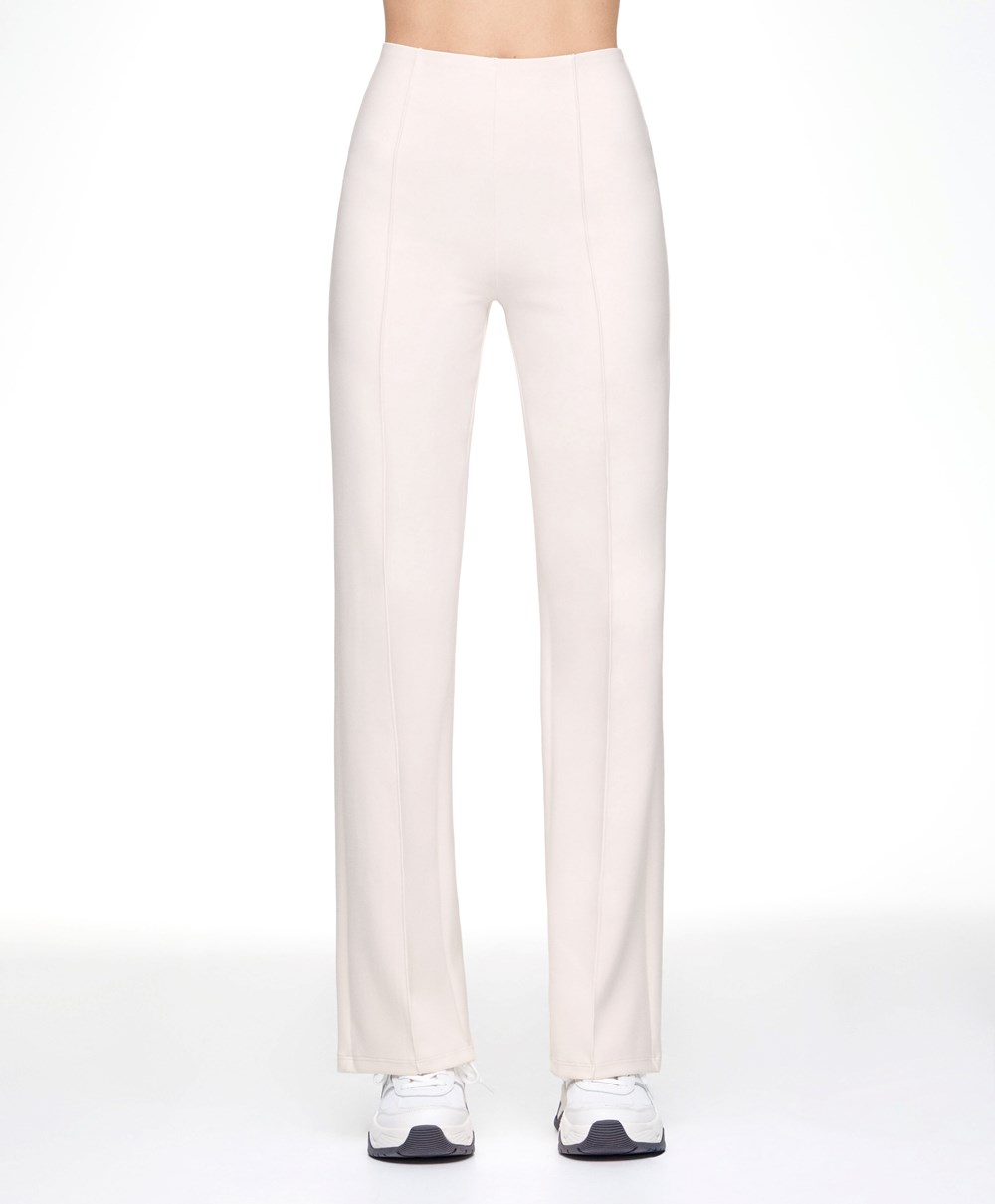 Oysho Rett Trousers In High-strength Fabric Lyse | JTZE27149