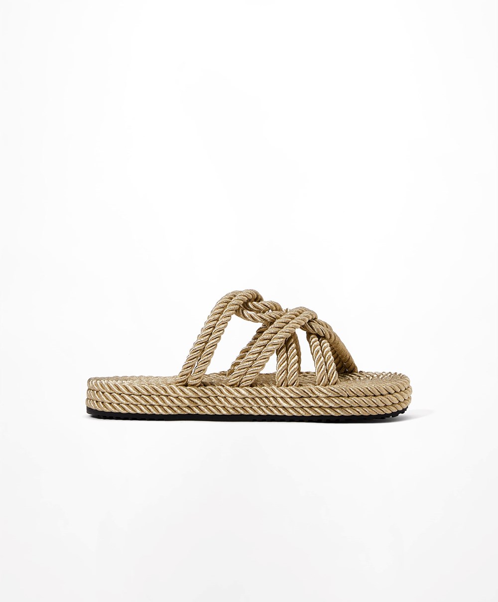 Oysho Rope Sandals Gull | HTEA47196