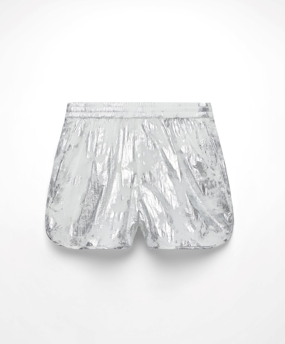 Oysho Silver Shorts Sølv | UNTW45973