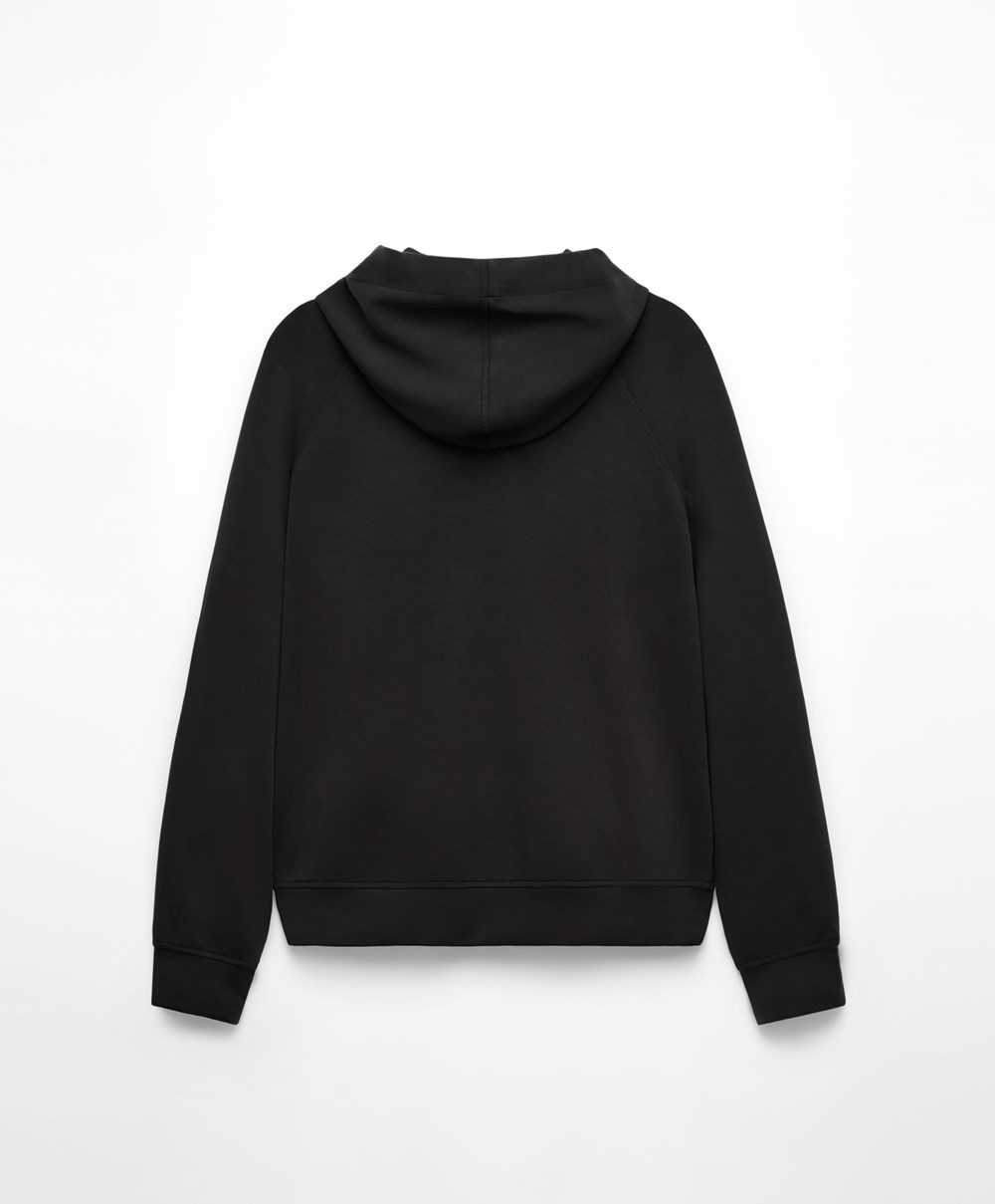 Oysho Soft Touch Modal Sweatshirt Svarte | ZRYL59602