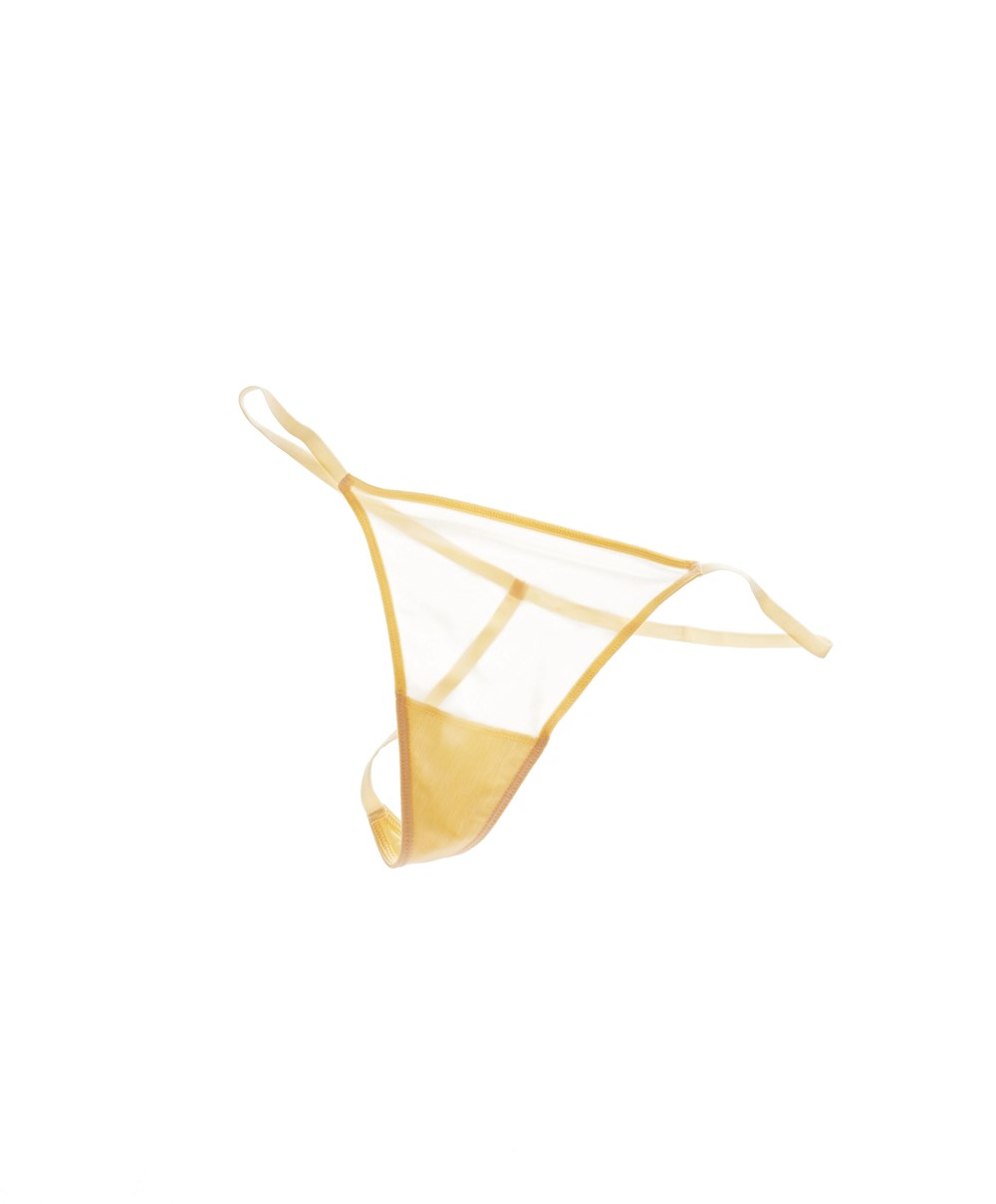 Oysho Strappy Tulle Thong Gul | BXKH37962