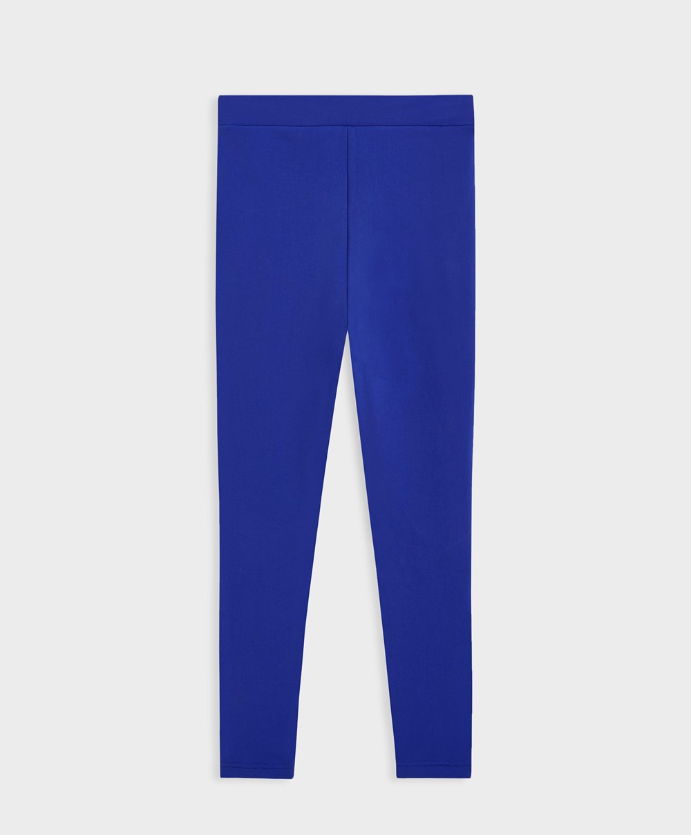 Oysho Super Extra Warm 70cm Ankle-length Leggings Blå | NDTM24031