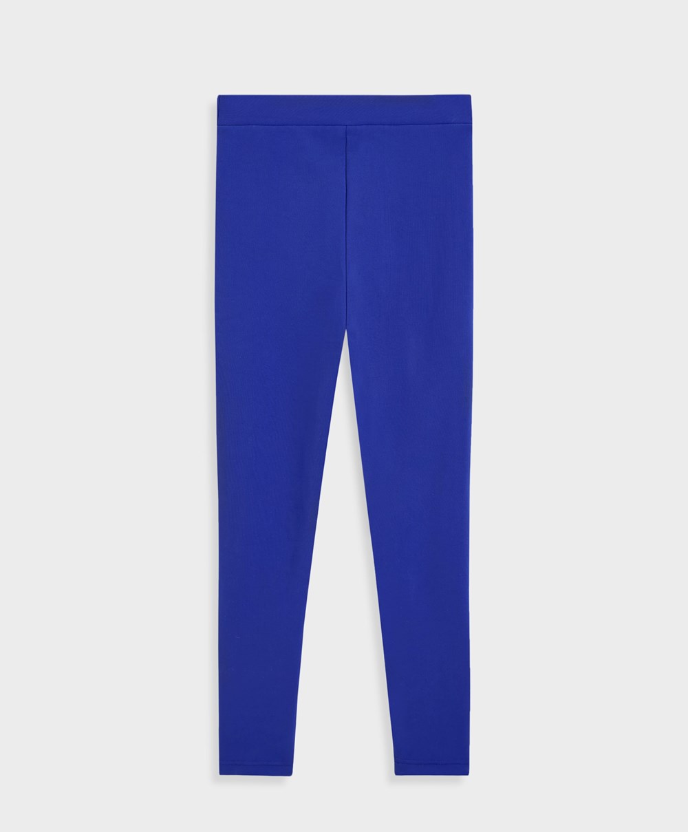 Oysho Super Extra Warm 70cm Ankle-length Leggings Blå | NDTM24031