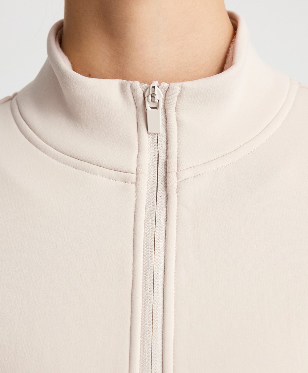 Oysho Super Extra Warm Jogge Jacket Marble | ZAHU04891