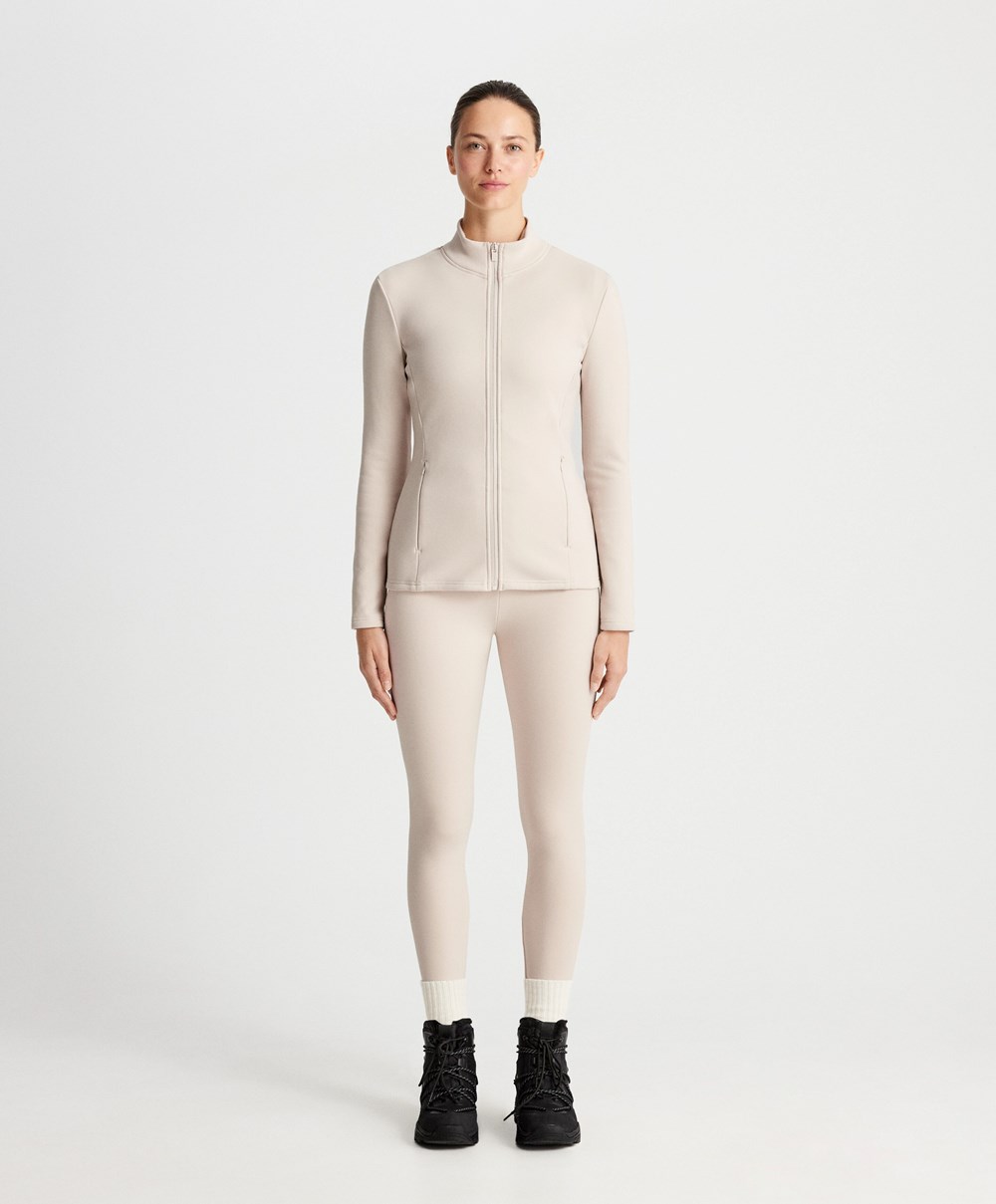 Oysho Super Extra Warm Jogge Jacket Marble | ZAHU04891