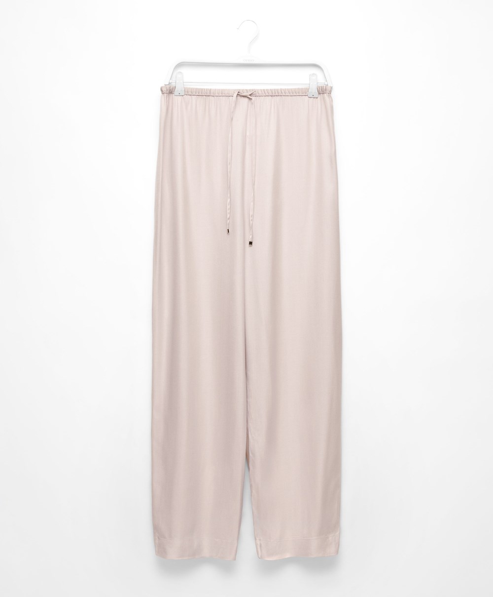 Oysho Trousers With Piping Stone | RLJT76893