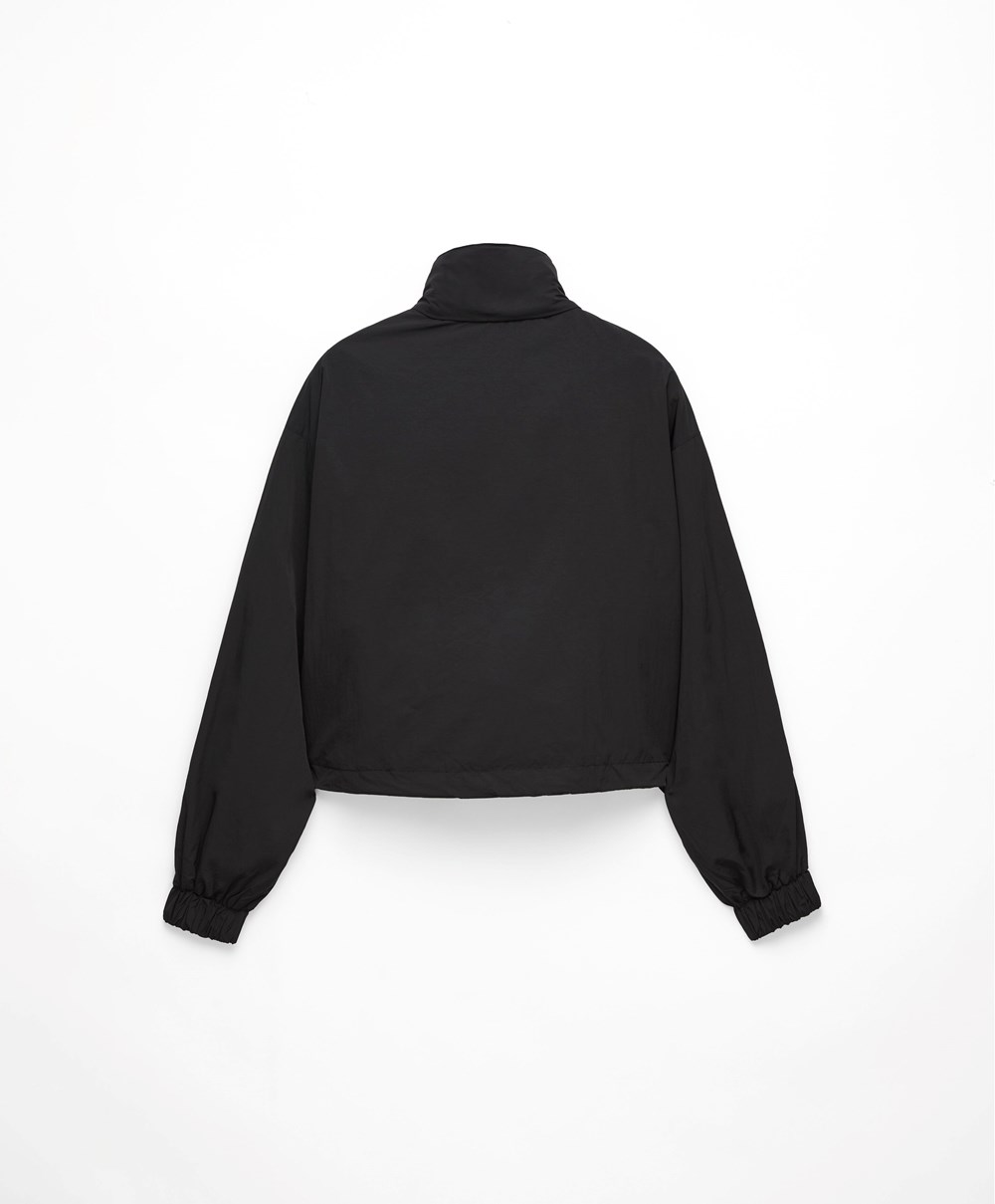 Oysho Vann-repellent Jacket Svarte | FYPM21387