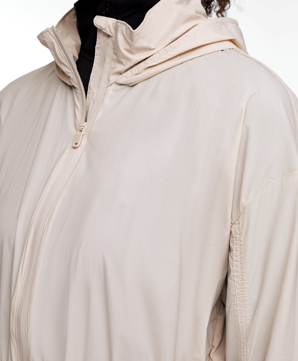 Oysho Vann-repellent Jogge Jacket Sand | WQUH63810