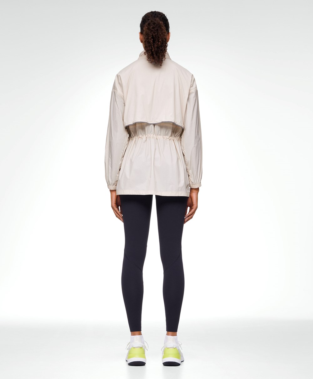 Oysho Vann-repellent Jogge Jacket Sand | WQUH63810