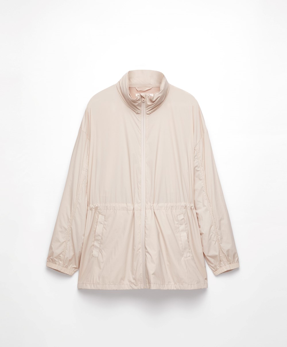 Oysho Vann-repellent Jogge Jacket Sand | WQUH63810