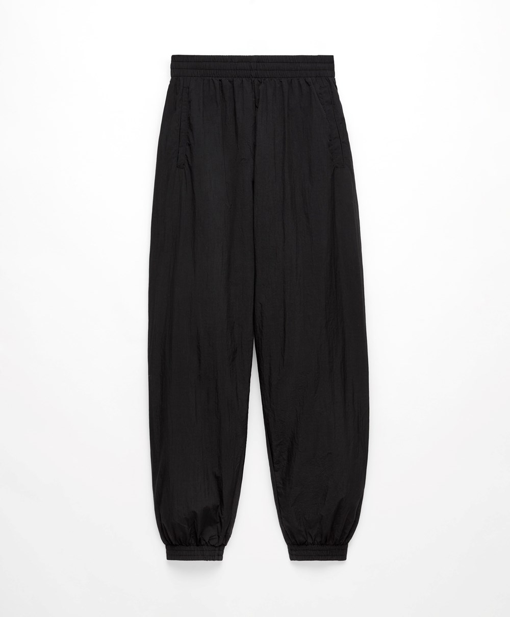 Oysho Vann-repellent Joggers Svarte | TEQO73524