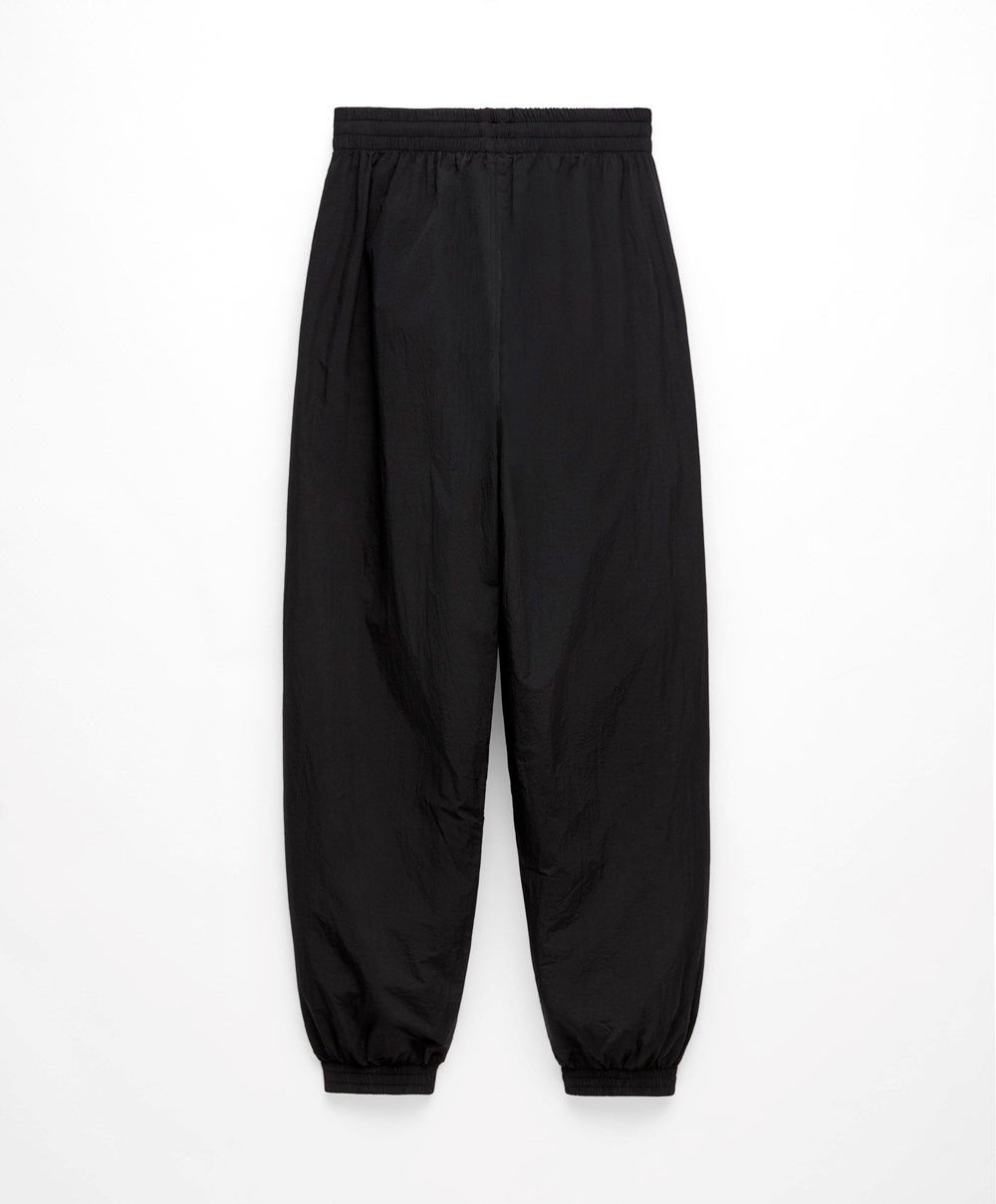 Oysho Vann-repellent Joggers Svarte | TEQO73524