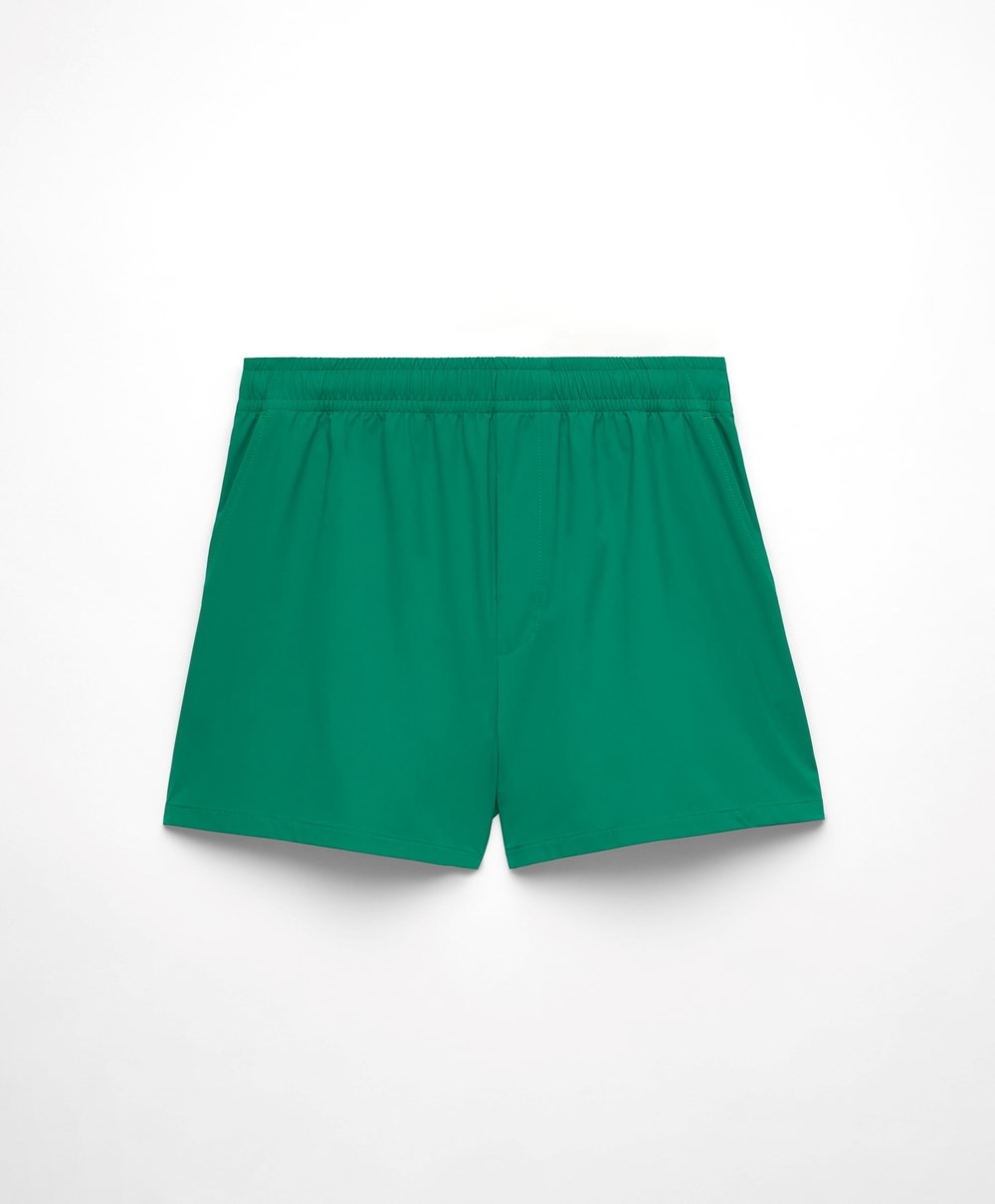 Oysho Vann-repellent Shorts Mørke Grønn | XHSE70629