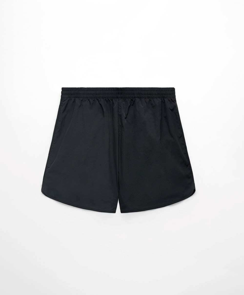 Oysho Vann-repellent Shorts Svarte | QUDI56483