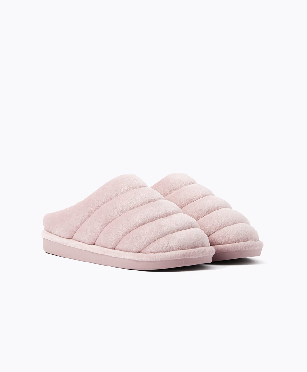 Oysho Vattert Clogs Mauve | REDT36501