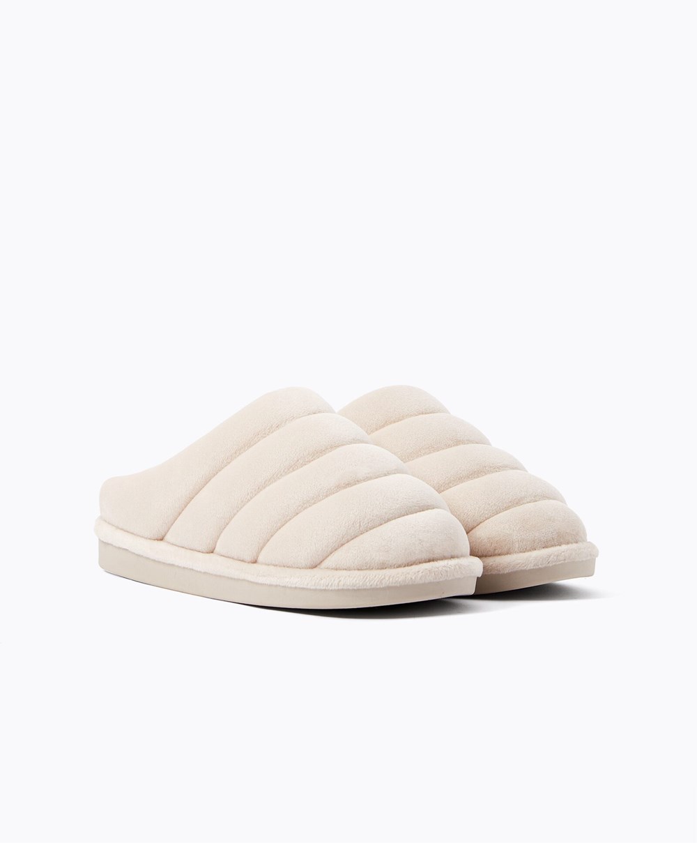 Oysho Vattert Clogs Mink | CDNL27931