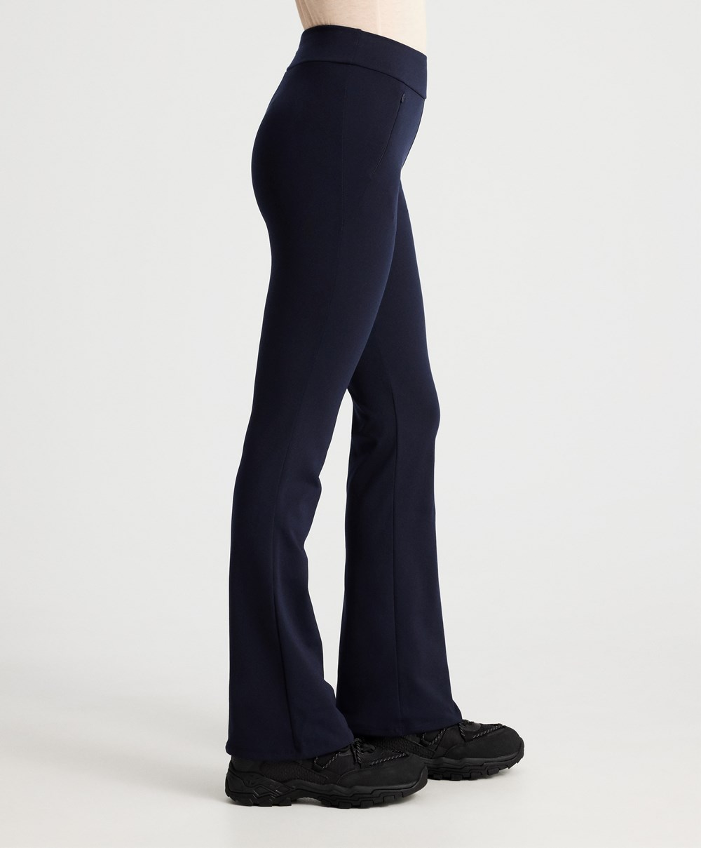 Oysho Warm Flare Trousers Blå | OYNJ89152