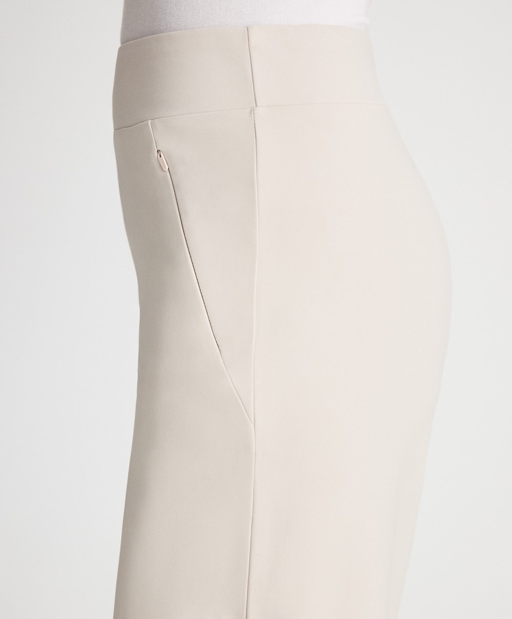 Oysho Warm Rett Trousers Sand | LSKZ37182