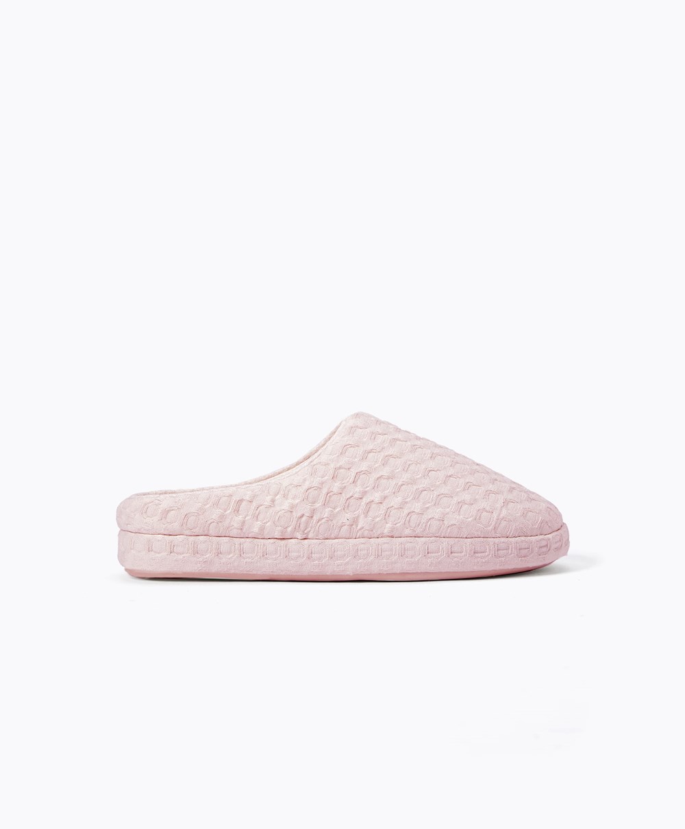 Oysho Weave Mules Rosa | PXVM46205