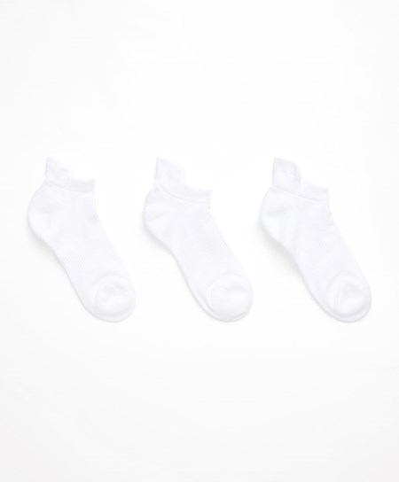 Oysho 3 Pairs Of Polyamide Sports Sneaker Socks Hvite | PYMC73925