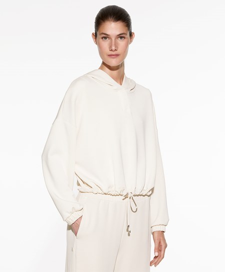 Oysho Adjustable Modal Sweatshirt Stone | ZMNC28631