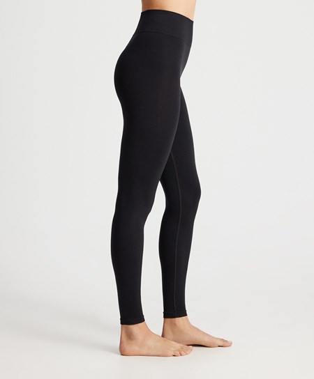 Oysho Base Layer Seamless 65cm Leggings Svarte | GQWP17648