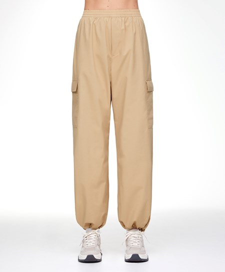 Oysho Cargo Joggers Camel | TQSJ94065