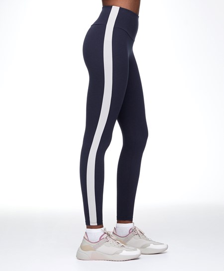 Oysho Comfortlux High-rise 65cm Ankle-length Leggings Marineblå | EGAK80473