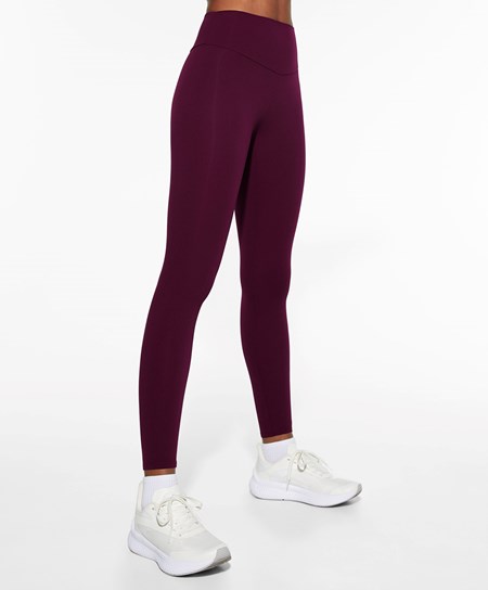 Oysho Comfortlux High-rise Ankle-length Leggings Lilla | LHVJ74698