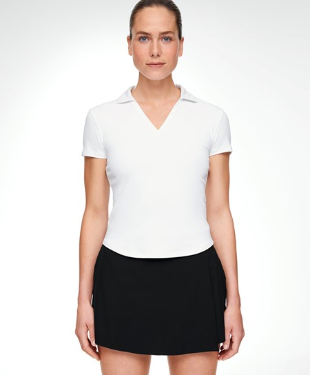 Oysho Comfortlux Polo Shirt Hvite | BKQS94876