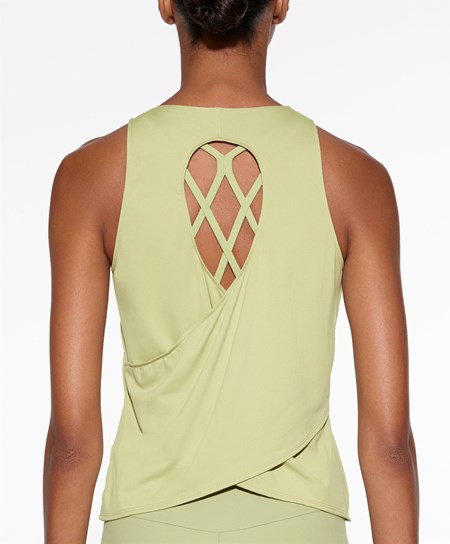 Oysho Cross-back Comfortlux T-shirt Grønn | QJZT82750