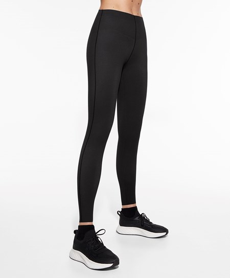 Oysho Extra-compressive Raise Up 65cm Ankle-length Leggings Svarte | XHFV07423