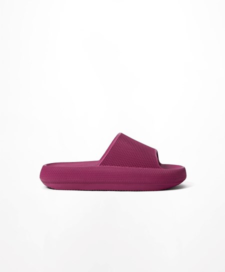 Oysho Flatform Sandals Lilla | YNBO04857