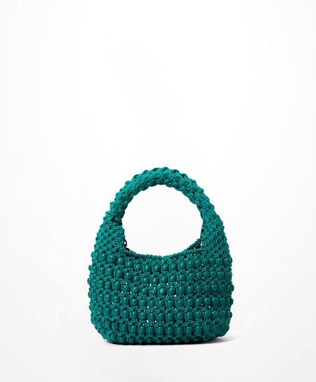 Oysho Handbag With Reima And Little Ball Details Turkis | LQSA72589