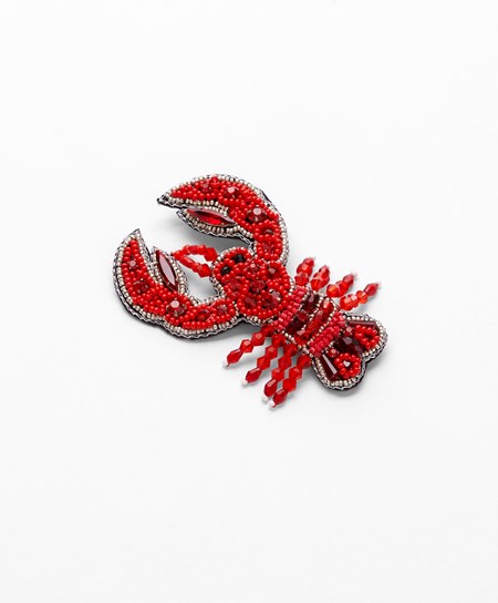 Oysho Lobster Brooch Rød | WLPS87439