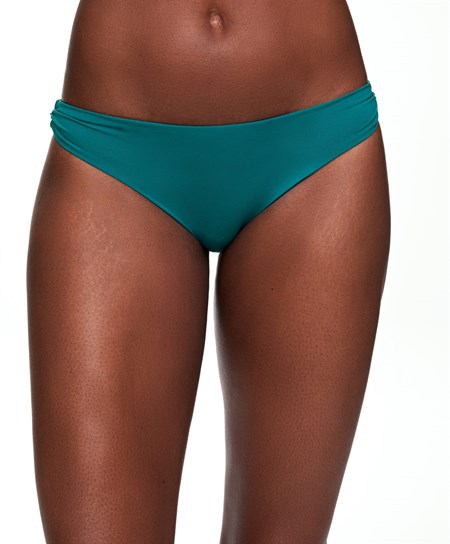 Oysho Ruched Medium-coverage Bikini Briefs Grønn | INJV87461