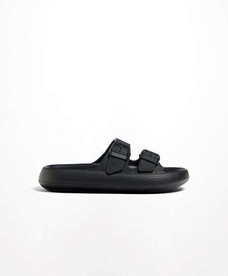 Oysho Spenne Moulded Beachwear Platforms Svarte | RPSN50649