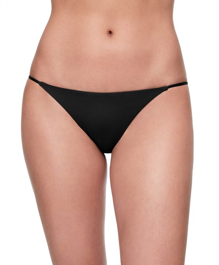 Oysho Strappy Medium-coverage Bikini Briefs Svarte | GCDU89503