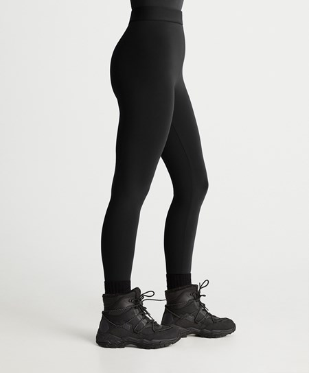 Oysho Super Extra Warm 70cm Ankle-length Leggings Svarte | VCXE79650