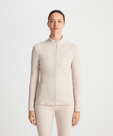 Oysho Super Extra Warm Jogge Jacket Marble | ZAHU04891